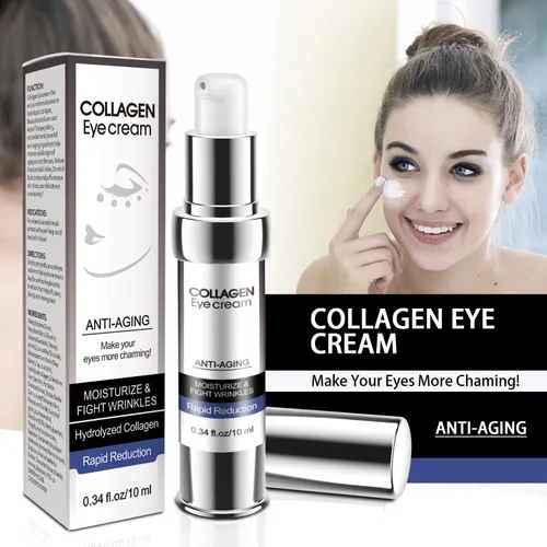 Vista 6 de Crema para ojos, barra de colágeno para ojos, crema para debajo de los ojos, antienvejecimiento, bálsamo hidratante para los ojos reduce