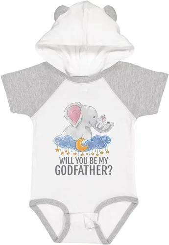 Vista 7 de inktastic Body de bebé Will You Be My Godfather