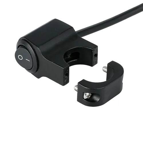 Vista 3 de RAYANA Interruptor de manillar de motocicleta de 12 V 7/8 "para 0.866 in (0.906 in) Interruptor de luz de barra de manillar para proyector Faro