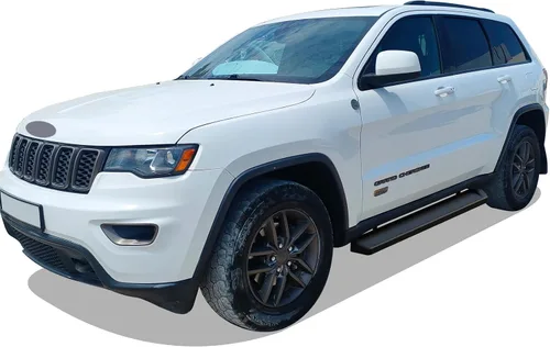 Vista 2 de APS Estribos prémium de 6 pulgadas, color negro, compatibles con Jeep Grand Cherokee 11-21
