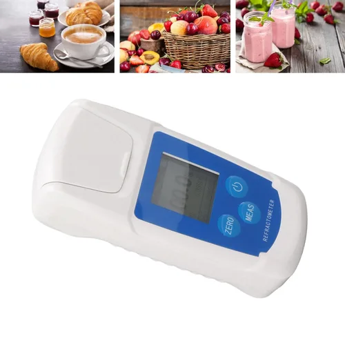 Vista 6 de lyrlody Refractómetro digital Brix, probador de contenido de azúcar alta precisión con compensación automática de temperatura para bebidas