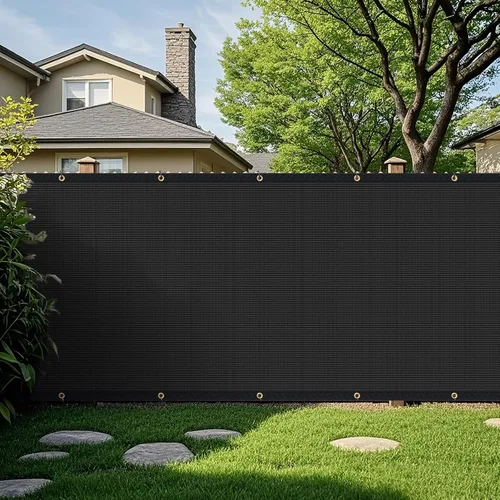 Vista 9 de Pantalla de Privacidad para Valla de 4' x 25', Cubiertas de Sombra para Valla de Privacidad - Paneles de Valla de Servicio Pesado con 90% de Bloqueo
