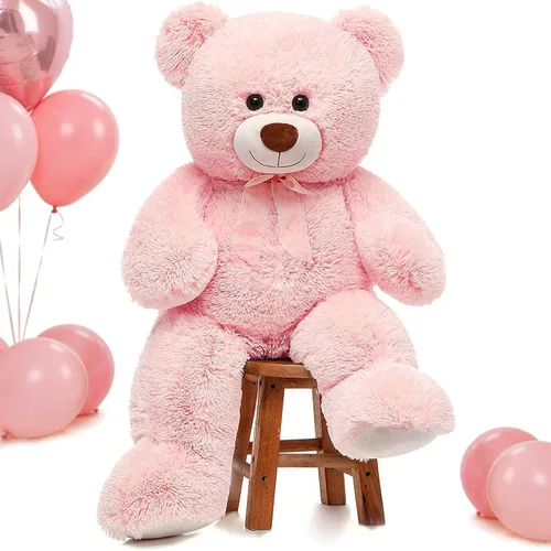 Vista 16 de MorisMos Oso de Peluche Gigante Animal de Peluche 3 pies, 36 pulgadas, Oso de Peluche Grande para Decoración de Baby Shower, Animal de Peluche