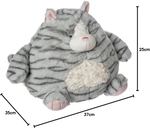 Vista 9 de Mary Meyer Almohada Puffernutter de peluche suave, 10 pulgadas, gatito