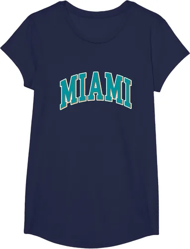 Vista 22 de Miami - Hometown Pride - Diseño retro - Camiseta clásica