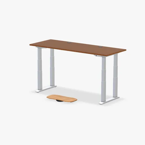 Vista 27 de UPLIFT DESK Bamboo Curve - Escritorio eléctrico de pie V2 (60 x 30 pulgadas), escritorio de pie ajustable de 4 patas, teclado avanzado, ojales