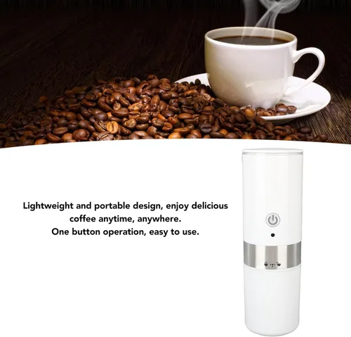 Vista 3 de ZJchao Cafetera portátil, cápsula de café en polvo de doble uso, cápsula de café totalmente automática, máquina de café molido universal, cafetera