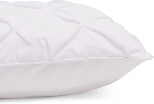 Vista 4 de AmazonBasics - Juego de ropa de cama de edredón plisado, tamaño matrimonial/Queen, color blanco brillante y ligero, súper suave, de microfibra