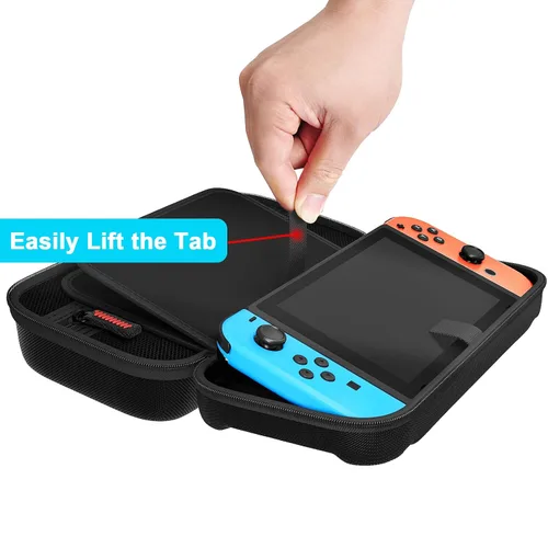 Vista 31 de daydayup Switch Carrying Case Compatible with Nintendo Switch 2, with 24 Games Cartridges Protective Hard Shell Travel Carrying Case Pouch for