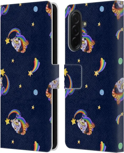 Vista 71 de Head Case Designs Officially Licensed Carla Morrow Colorful Space Dice Patterns Leather Wallet Case Compatible with Samsung Galaxy A07 4G
