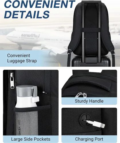 Vista 7 de LIGHT FLIGHT Mochilas para hombres y mujeres, trajes de pareja a juego