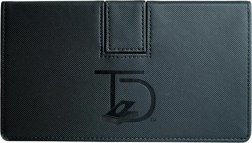 Vista 4 de TopDeck Más de 200 cartas dobles Pro - Compartimentos dobles premium para máxima protección y almacenamiento de tarjetas - Soporte para caja