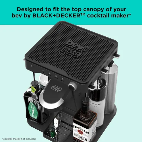 Vista 2 de bev by BLACK+DECKER - Tapete para hacer cócteles, apto para lavavajillas (BEBM120)
