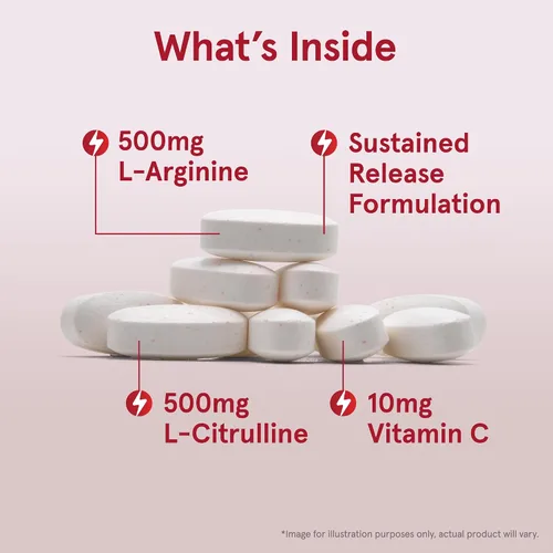 Vista 3 de Jarrow Formulas Arginina-Citrulina Sustain - Suplemento apoya la producción de óxido nítrico, el flujo sanguíneo y la salud cardiovascular - Fórmula