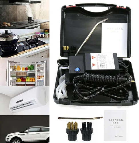 Vista 5 de Gdrasuya10 1700W 110V Limpiador de vapor de alta temperatura de mano Máquina de limpieza de alta presión Máquina de limpieza de alta presión
