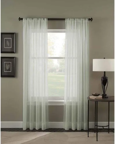 Vista 6 de Curtainworks Trinity Crinkle, cortinas de gasa