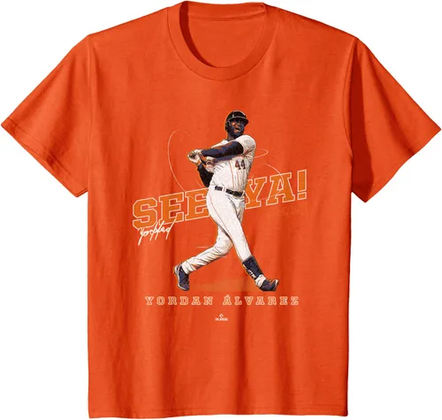Vista 10 de See Ya! Camiseta Yordan Alvarez Houston MLBPA, Negro