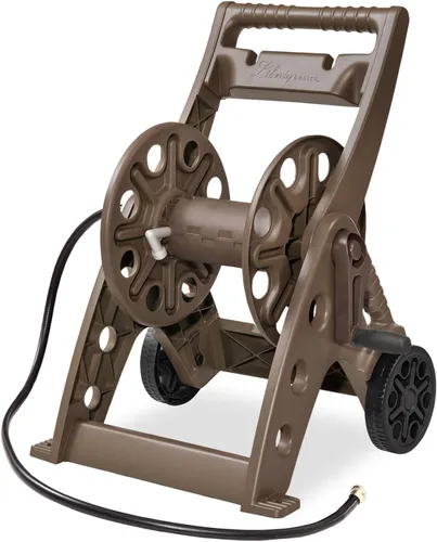 Vista 10 de Liberty Basics 510 - Carrete de manguera de montaje en pared y manguera de jardín Flexzilla de 5/8 pulgadas x 75 pies