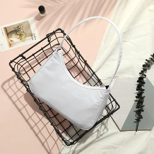 Vista 2 de Bolsos de hombro para mujer, lindo bolso de mano Hobo con cierre de cremallera