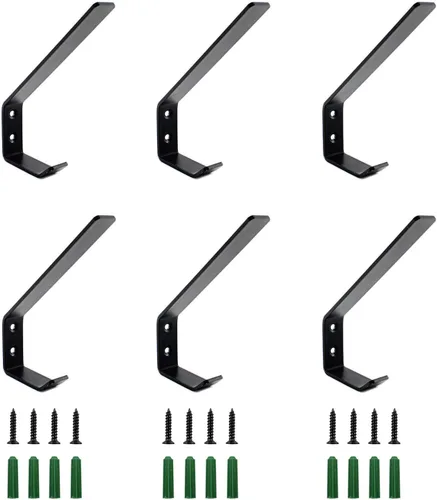 Vista 9 de Ganchos de pared de acero inoxidable para colgar toallas, sombreros, llaves, plantas, ganchos de metal resistentes para colgar en la pared
