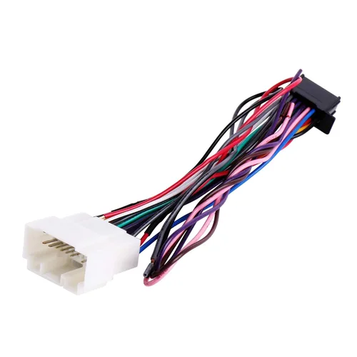Vista 7 de RDBS Sistema amplificado de audio para automóvil y arnés de cableado de video para conector de altavoz estéreo Honda Element 1998-2007