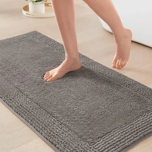 Vista 20 de Madison Park Splendor - Alfombra de baño reversible 100% algodón con mechones - 3000 GSM calidad hotelera lujosa felpa de pelo medio alfombrilla