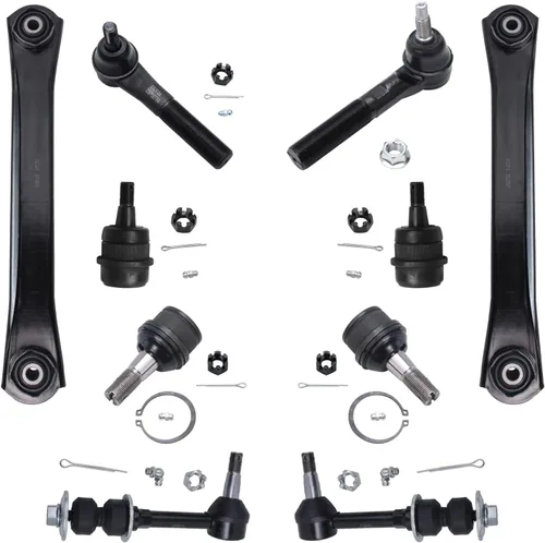 Vista 336 de Detroit Axle - Kit de suspensión frontal de 10 piezas para Dodge Avenger 2008-2014, Chrysler Sebring 2007-2010, 2 brazos de control inferiores, 2