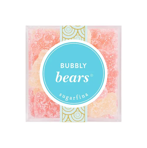 Vista 5 de Sugarfina Bubbly Bears Cubo Pequeño de Caramelo Ositos de Goma, 3.5 oz, 6