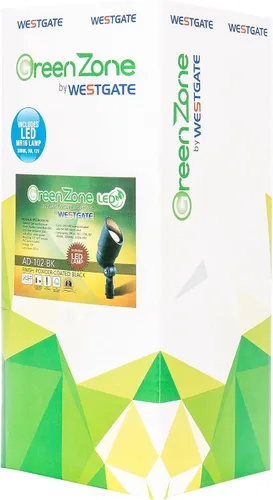 Vista 6 de Westgate Mfg. AD-102-BK 20W 12V Luz direccional con capucha de aluminio fundido, cuerpo sólido, color negro