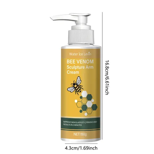 Vista 6 de Crema de escultura BEE VENOM para esculpir, esculpir y tonificar para brazos y cuerpo, suaviza el aspecto de las arrugas, hidrata profundamente