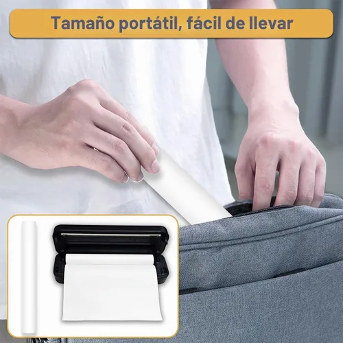 Vista 4 de 6 rollos de papel de impresora térmica de 8.5 x 11 pulgadas para impresora