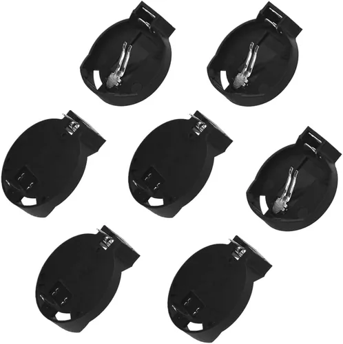 Vista 7 de WMYCONGCONG 30 PCS botón titular de batería CR2032 CR2025 moneda botón célula titular de la batería, negro