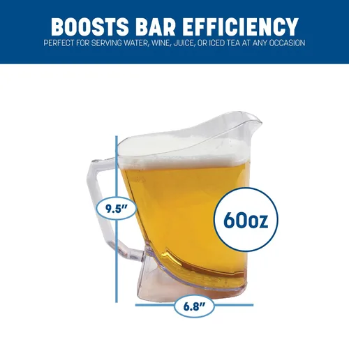 Vista 3 de Carlisle FoodService Products PPP60 Perfect Pour - Jarra de cerveza resistente a los golpes, 60 onzas