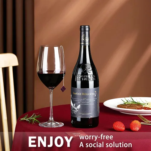 Vista 5 de Filtro de vino purificador de histamina de sulfito: removedor de filtros de vino, histaminas sulfito, alivia dolores de cabeza y previene