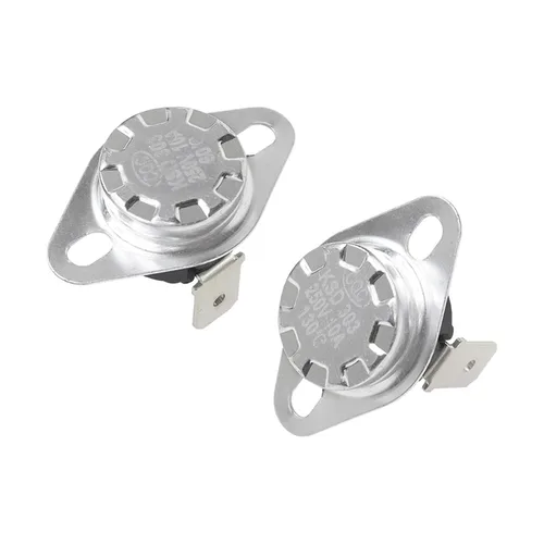 Vista 2 de KSD301 KSD303 10A 45 150 C Degrees Celsiu Manual Reset Thermostat Normally Closed Temperature Switch Temperature Control 1Pcs(100C)