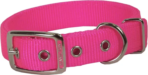Vista 4 de Hamilton Collar de perro con hebilla de nailon doble grueso para perros medianos y grandes, cuello de 1 pulgada de ancho x 20 pulgadas, camuflaje