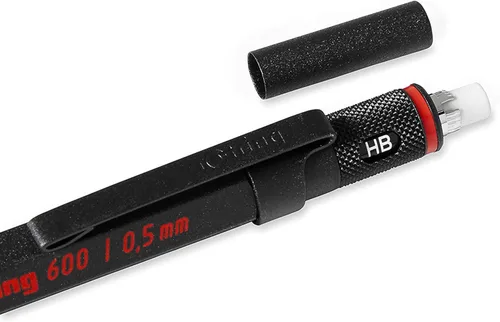 Vista 3 de Lápiz mecánico rotring 600 Series, 0.014 pulgadas, Cuerpo negro