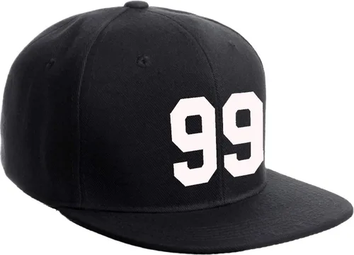 Vista 105 de Número de equipo modificado para requisitos particulares del jugador del color del sombrero del Snapback de la visera plana clásica de la visera