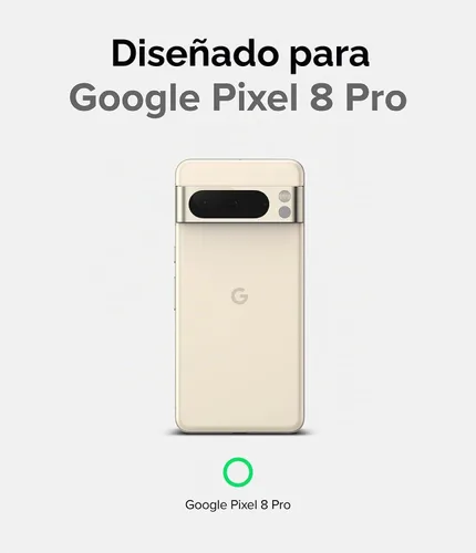 Vista 4 de Ringke Onyx - Funda compatible con Google Pixel 8 Pro [verde oscuro] + vidrio compatible con Google Pixel 8 Pro