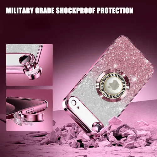 Vista 253 de Misscase Funda magnética con purpurina para iPhone 11 compatible con MagSafe, protección completa, delgada, a prueba de golpes, antiarañazos