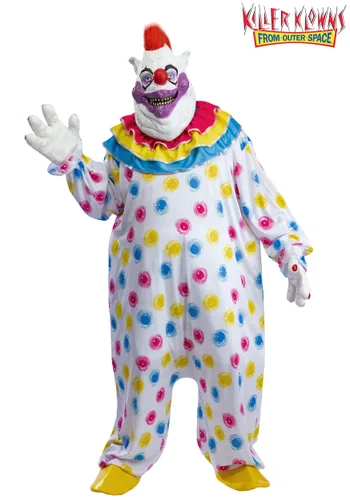 Vista 3 de Disfraz Fatso Plus Size Premium de Killer Klowns from Outer Space para Hombre Multicolor
