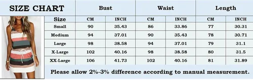 Vista 4 de Casual Mother of The Bride Dress Women's Dress with Front Tie V-Neck Spaghetti Strap Vest Skirt, Summer Open