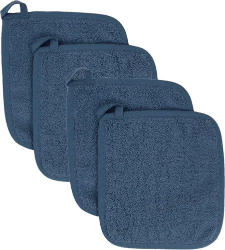 Vista 35 de RITZ Guante de olla y protector térmico de rizo: Resistente al calor sin igual, duradero 100% algodón – Diseñado ergonómicamente para un agarre