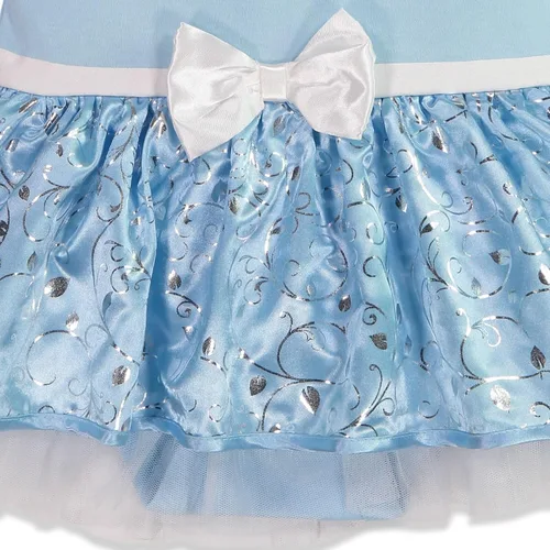 Vista 6 de Disney Princess Ariel Cinderella Belle Snow White Baby Girls Dress and Headband Newborn to Infant