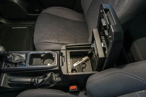 Vista 9 de Inserto de seguridad para consola de Toyota Tacoma 2016