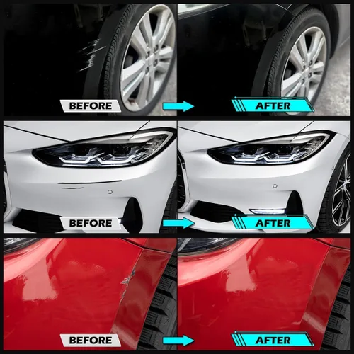 Vista 3 de Pintura de retoque para automóviles, pintura de retoque automotriz 2 en 1, reparación de arañazos de pintura de automóvil, fijación rápida precisa