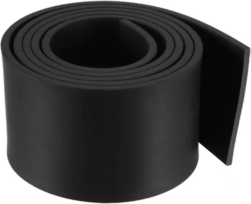 Vista 4 de uxcell Tira de sello de goma rectangular maciza, 0.197 in de ancho, 0.118 in de grosor, 3.3 ft de largo, color negro