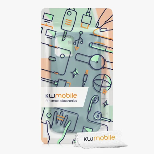 Vista 7 de kwmobile Funda compatible con Apple iPhone 12 / iPhone 12 Pro - Funda protectora delgada de silicona TPU - Arctic Night
