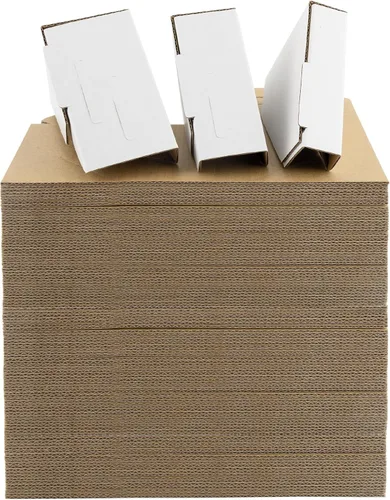Vista 10 de Golden State Art, Paquete de 20 protectores de esquinas de cartón ajustables, se adaptan a marcos de 1, 1.5 y 2.1 pulgadas, protectores de borde