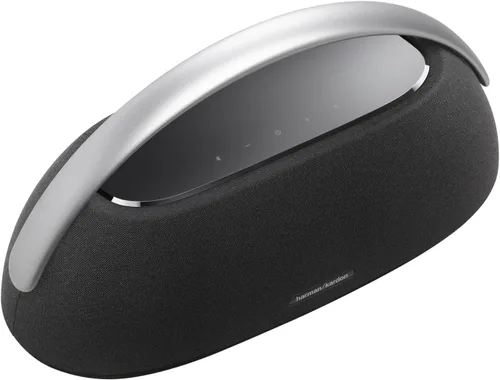 Vista 4 de Harman Kardon Go + Play 3: altavoz Bluetooth portátil con sonido superior y 8 horas de reproducción, carga USB, autoajuste automático, micrófonos